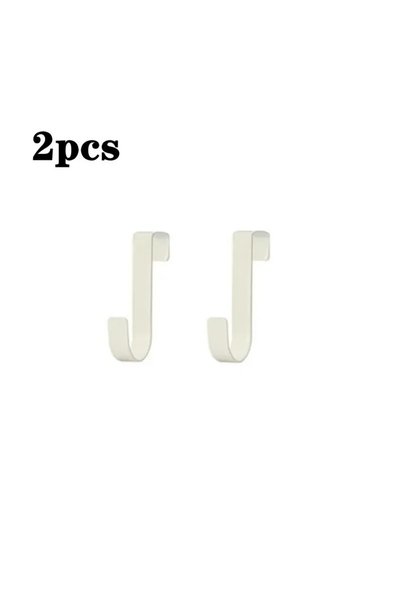 Choice White 2Pcs Multi-Purpose Hooks Kitchen Cabinet Door Back Hook Hanging ...