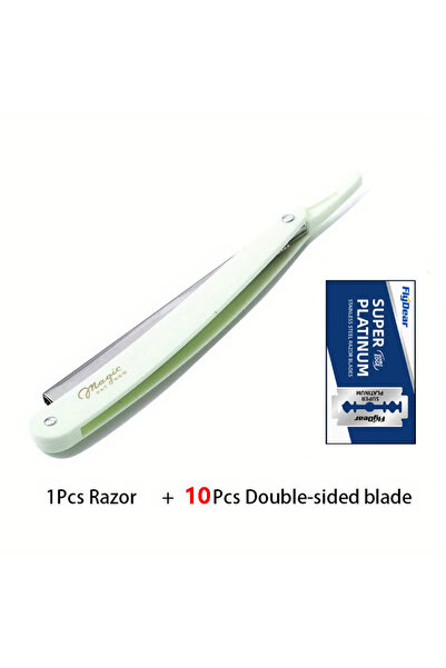 choice2 C633-White 10 blade Professional Manual Safety Razor for Men - 10 Bla...