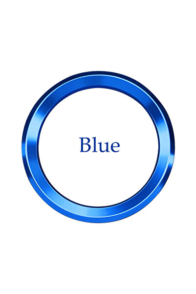 choice2 Blue Car Styling Decoration Ring Steering Wheel Circle Sticker For BM...