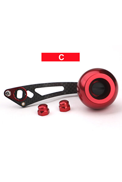 Choice C.RED ROLLFISH Fishing Reel Handle Rocker Arm Carbon Fiber Light Weigh...