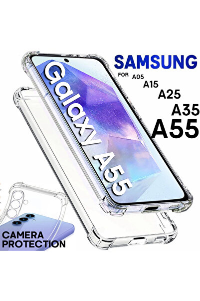 Choice For Galaxy A55 Clear Phone Case For A56 A36 A26 A55 Soft TPU Silicone ...