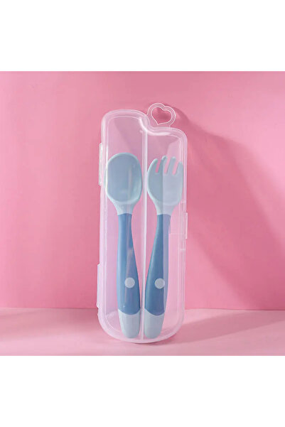 Choice3 fork spoon set Box Bendable Twist Baby Fork And Spoon Set Learn To Ea...
