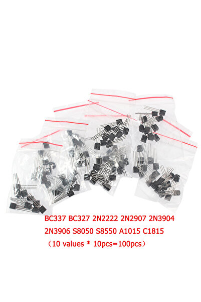 choice2 YTDMEN BC337-C1815-100pcs 50-900PCS Transistors kit NPN PNP S8050 S85...