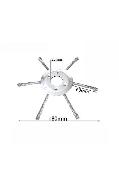 Choice1 A1 1Pcs 7/8/9-inch Lawn Mower Steel Wire Weed Trimmer Head Rust Remov...