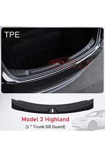 Choice منظم واقي عتبة صندوق السيارة من مادة TPE من طراز M3 Highland لسيارة Te...