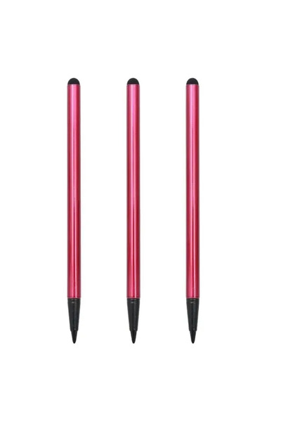 Choice6 Red 3PCS Universal Dual Use Screen Pen For Ipad Stylus For Android Ta...