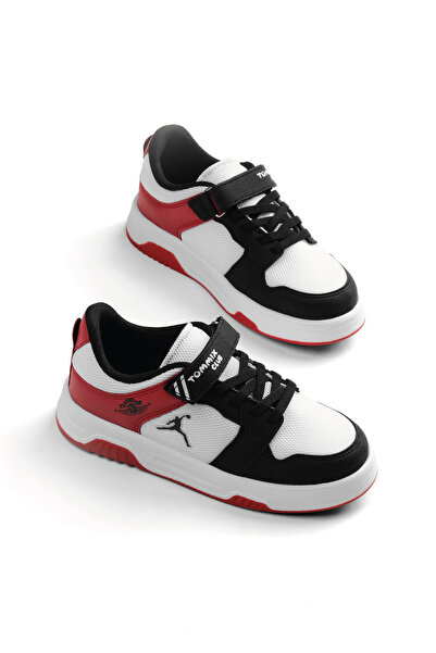 Tonny Black Children's Unisex Black White Red Comfortable Fit Orthopedic Velc...