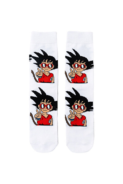 choice2 Bandai WHITE bandai Hip Hop Street Style Anime Socks Men Women Novelt...