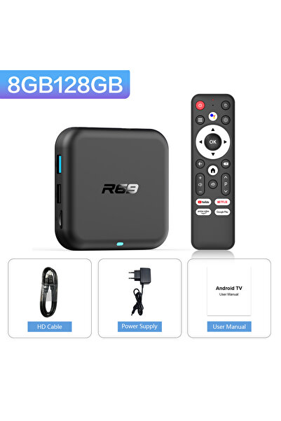 choice2 US Plug R69-1 8GB128G Vi 2025 New Global Android 14.0 TV Box R69-1 Su...