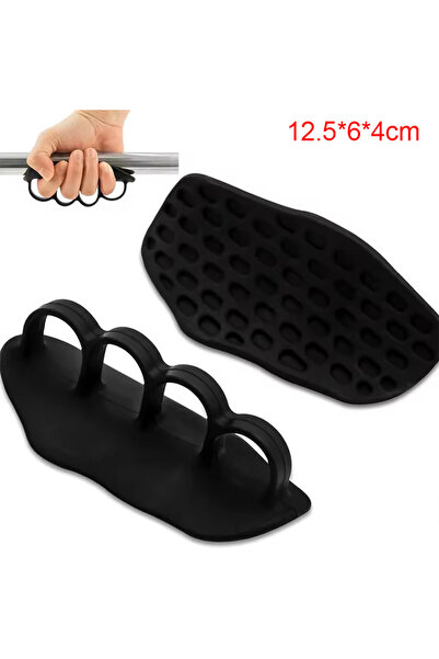 Choice 1 pair Black N1 Gym Gloves Grip Strengthener Silicone Palm Grips Cross...