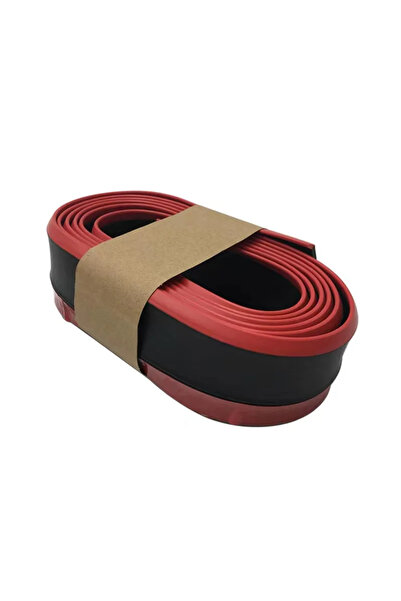 Choice1 B RED Universal Car Bumper Lip 2.5M Stickers Car Front Bumper Lip Car...