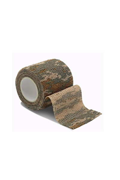Choice64 2.5cm Desert camouflage 1/6pcs Elastic Wrap Tape Army Adhesive Outdo...