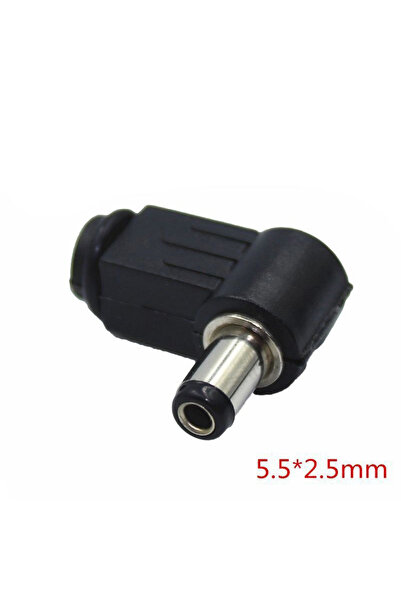 Choice 1pc 5.5x2.5mm 1/5pc 5.5*2.5mm DC Plug 90 Degree Elbow DC Power Plug Wi...