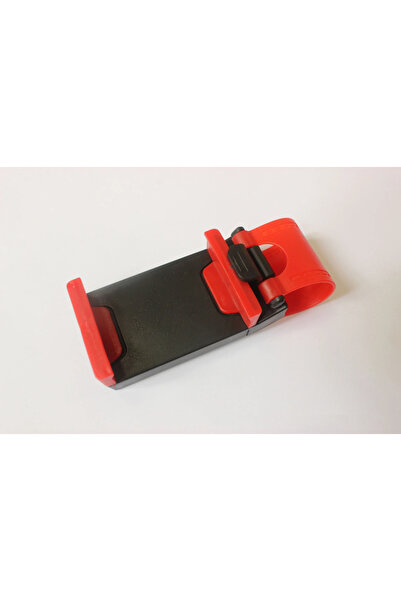 choice2 Red Car Steering Wheel Mobile Phone Holder Mount Buckle Socket Holder...