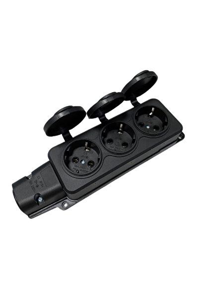 Choice 3 way EU German 3 / 4 Ways Outdoor Waterproof Outlet Rain Plug with Co...