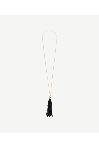 Yargıcı Tassel Detailed Long Chain Necklace