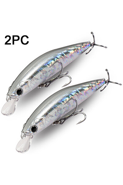 Choice 2PCS minnow D GOBAI 11.4cm 13g Professional Quality Magnet Weight Susp...