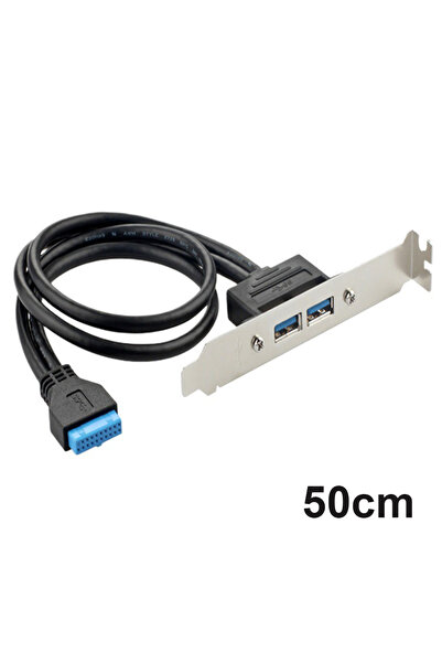 Choice لوحة خلفية سوداء من USB 3.0 إلى 20PIN للوحة الأم للكمبيوتر الشخصي مع ك...