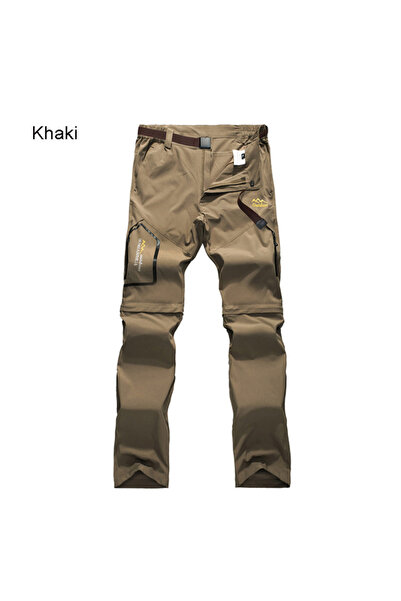 Choice L Khaki TRVLWEGO Men's Camping Hiking Pants Trekking High Stretch Summ...