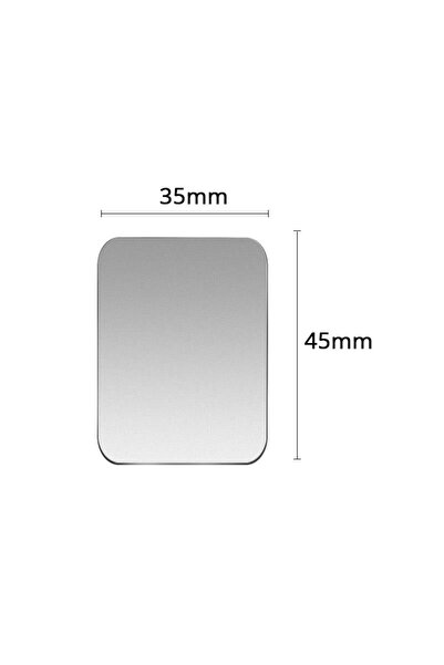 Choice3 1PCS Silver 35x45 Magnetic Metal Plate For Car Phone Holder Universal...