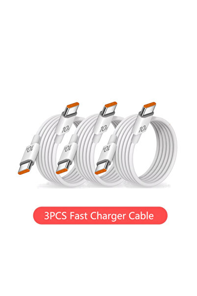 Choice9 1m 3Pcs NNBILI 3-1Pcs 120W 10A Fast Universal PD Dual Type C Quick Ch...