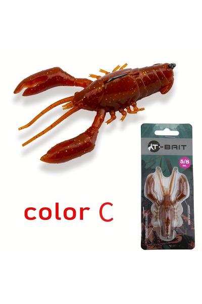 Choice FCP-521-C ANFS 1piece Craw Soft Lure Cool Fishing Lures Artificial Bai...