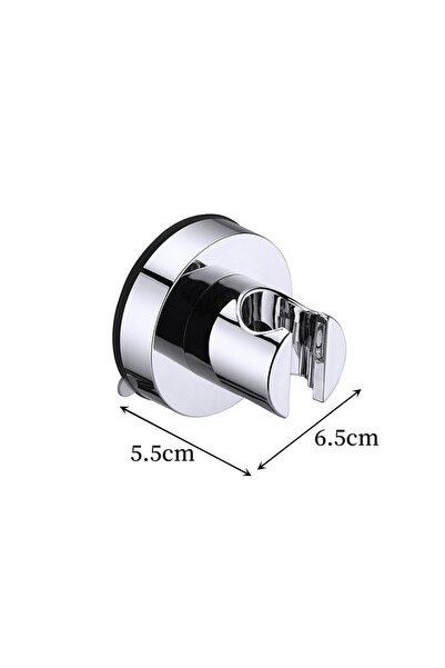 Choice silver Shower Head Holder Universal Wall Mounted Suction Cup Shower Fa...