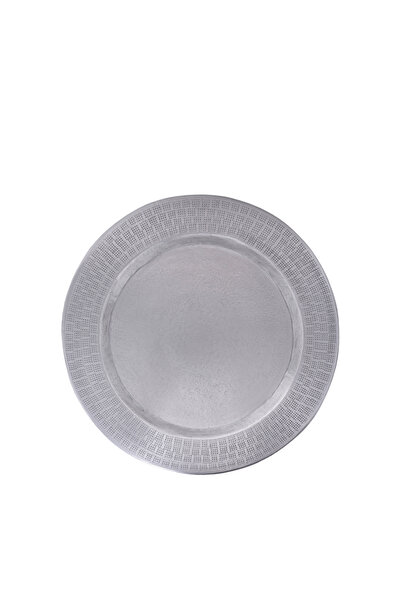 Yargıcı Tattoo Patterned Aluminum Round Plate (38 cm)