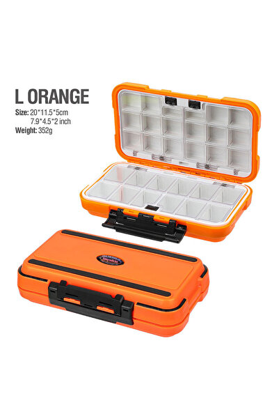 Choice L-Orange Waterproof Fishing Tackle Box fishing Accessories Tool Storag...