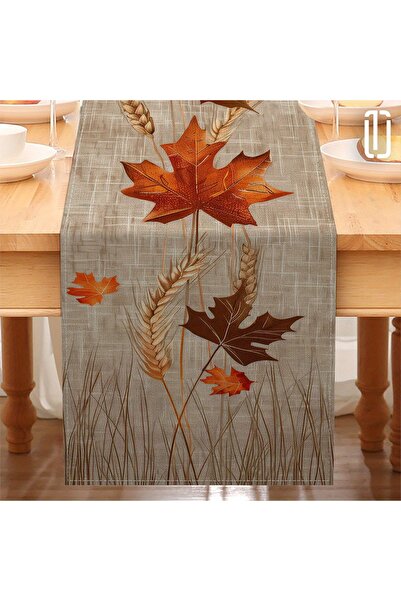 Choice 33X183Cm A 1 Piece of Autumnal Pastoral Table Runner, Featuring Maple ...