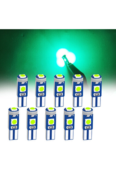 Choice3 green High Brightness 3030 Chips 10Pcs of T5 Led Bulb W3W W1.2W Play ...