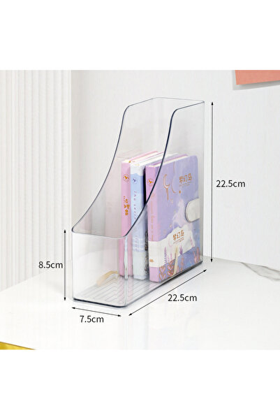 Choice 1PCS A4 Acrylic Vertical Stationery Shelf Transparent PET Desktop File...