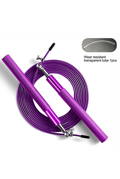 Choice Purple WorthWhile Crossfit Jump Rope Professional Speed Bearing Skippi...