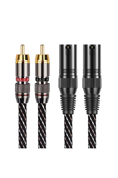 choice2 1m RCA to XLR Male YYTCG HIFI 2RCA to 2XLR Audio Cable 6N OFC 3Pin XL...