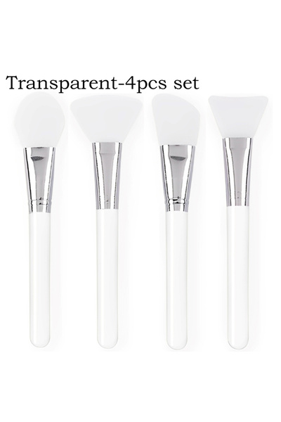 Choice3 Transparent Set 4/1pcs Silicone Face Mask Applicators Soft Head Flexi...