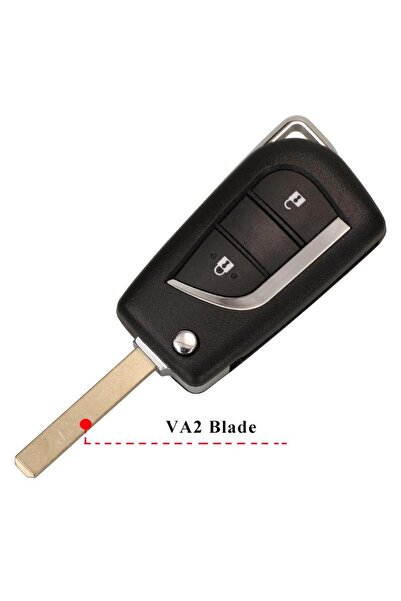 Choice6 2 Button VA2 jinyuqin NEW Flip Folding Remote Key Shell Case fit CR20...