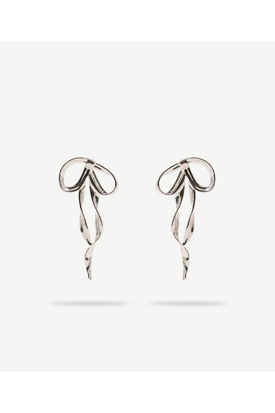 Yargıcı Ribbon Formed Earrings