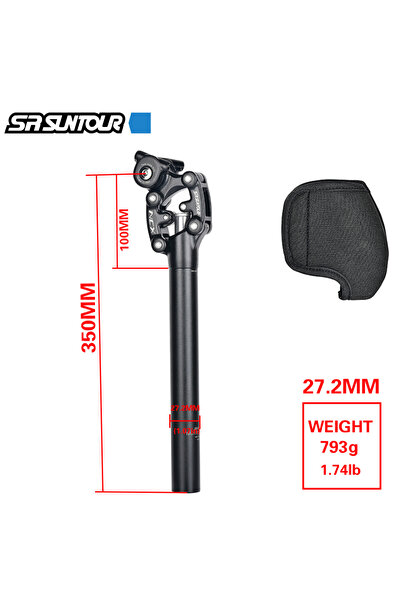 Choice SUNTOUR 27.2MM Case SR Suntour NCX تعليق تخميد الدراجة عمود مقعد الدرا...