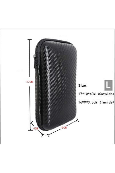 Choice4 L Earphone Data Storage Bag Cable Organizer Multimeter Electronic Box...
