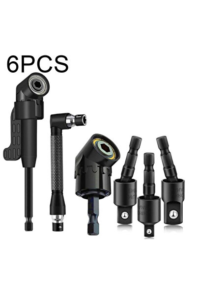 Choice3 6PCS Flexible Drill Bit Extension Rotatable Socket Adapter Hex Shank ...