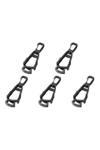 Choice Black 5PCS Outdoor Protective Gloves Clip Hanger Multi-purpose Safety ...
