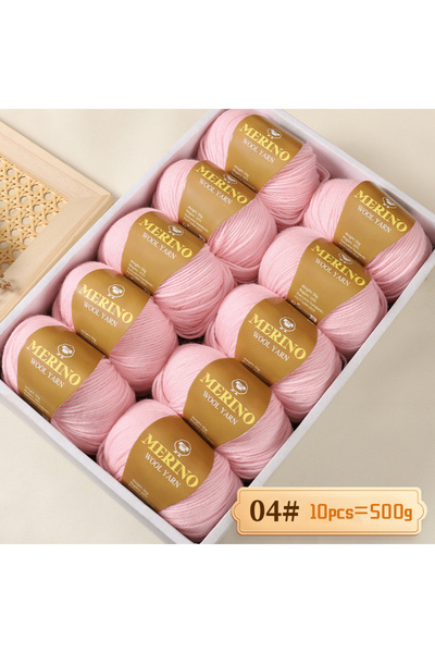 Choice 04 Light Pink 500g of High-Quality 212 Medium-Fine Alpaca Wool Yarn, S...