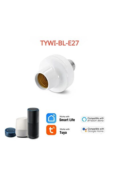 choice2 TYWI-BL-E27 WHITE Tuya WIiFi BL E27 Socket Smart Lamp Holder Base Lig...