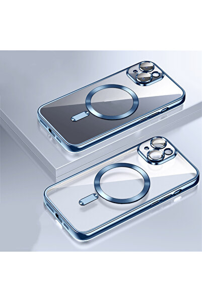 Choice iPhone17 Pro Light Blue Original Magnet Plating Magnetism Case For Iph...