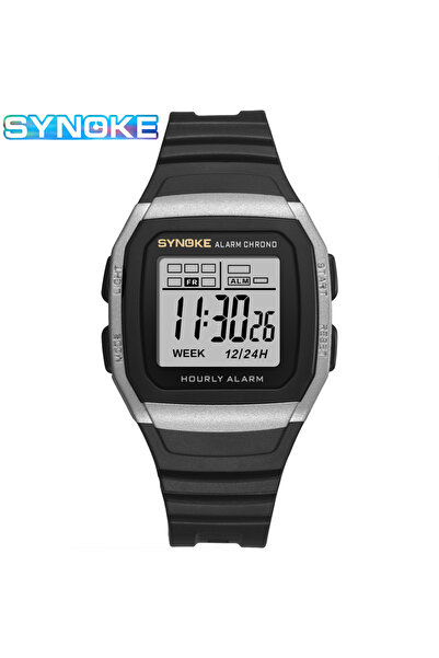 Choice silvery No SYNOKE Digital Watch Student Electronic Outdoor Sports Boy ...