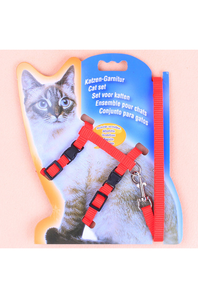 choice2 Red Hot-selling cat chest strap simple design traction rope high-qual...