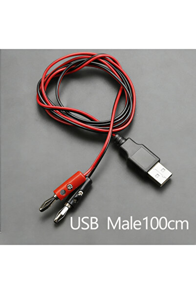 Choice3 USB Male 100cm DIY Test Cable USB Male/Female to 4mm Banana Plug a Fe...