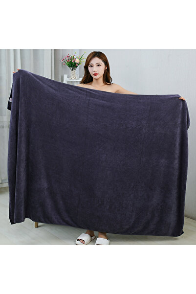 Choice 150x200cm Grey blue high quality thicken Microfiber bath towel, soft h...
