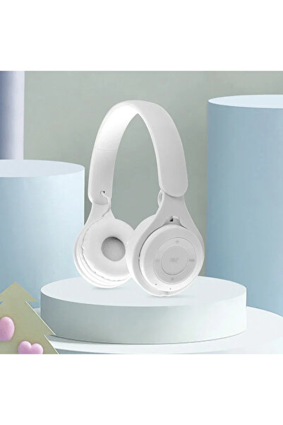 Choice1 VIKEFON WHITE Bluetooth 5.0 Stereo Y08 Headset Headset Folding Wirele...