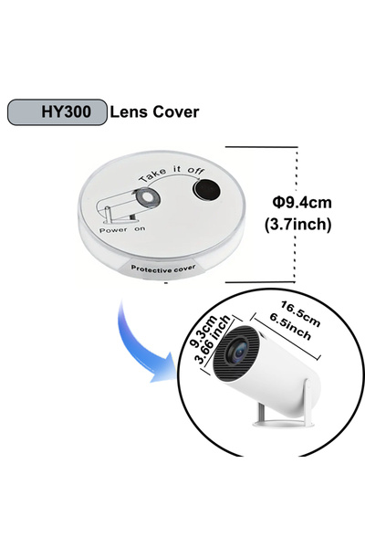 Choice for HY300 HY300 Pro Projector Lens Protection Cover Avoid Dust Lens Pr...